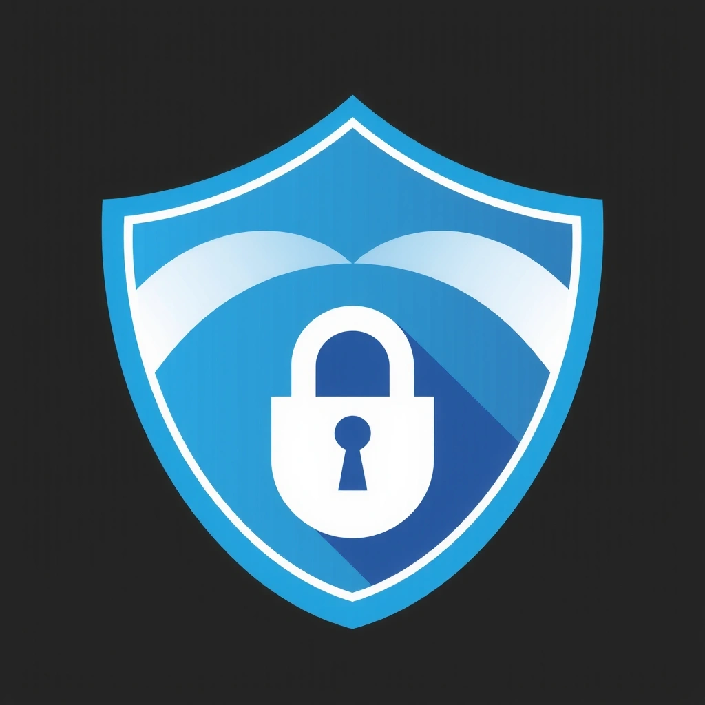 Iconiță cu un scut și un lacăt